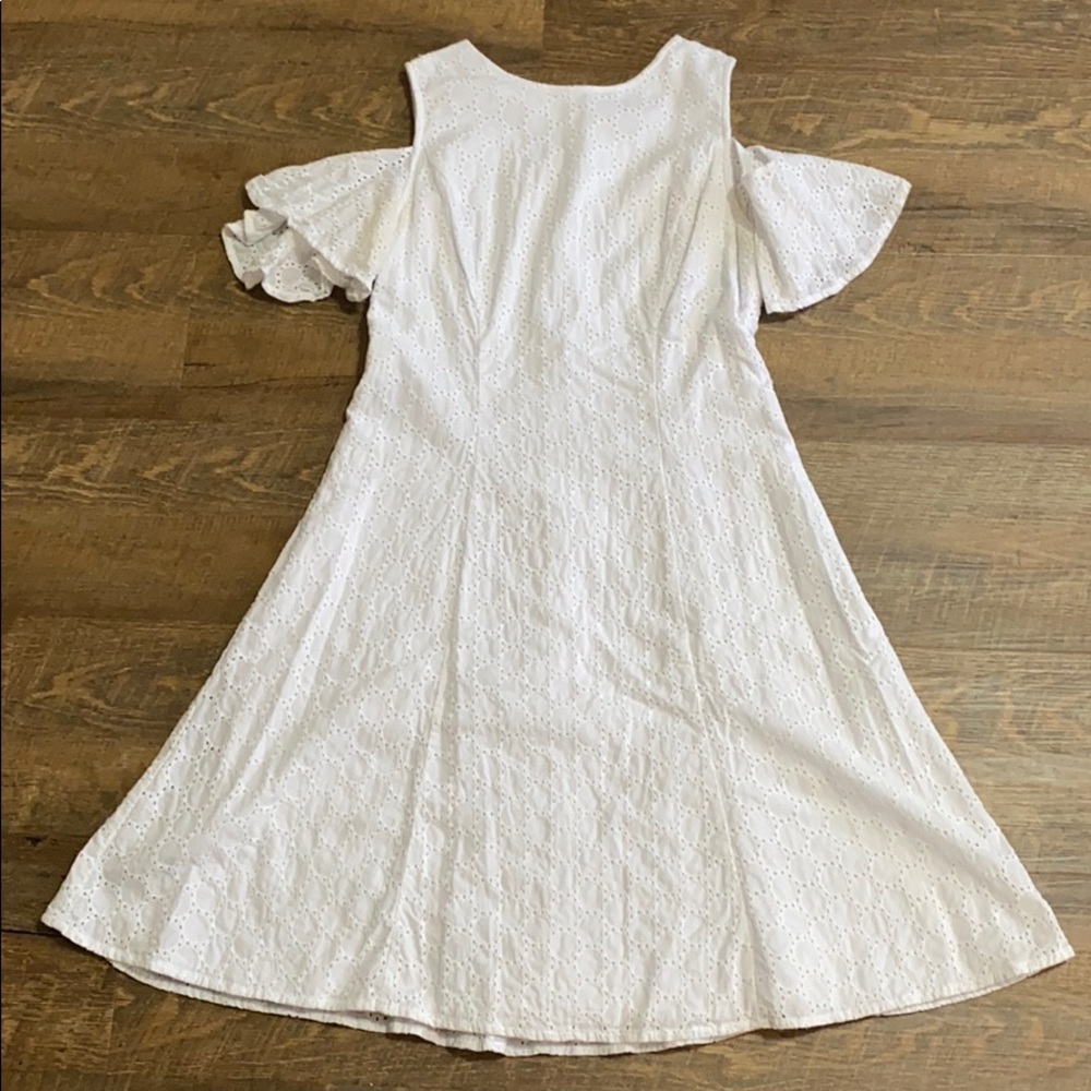 White lace dress
